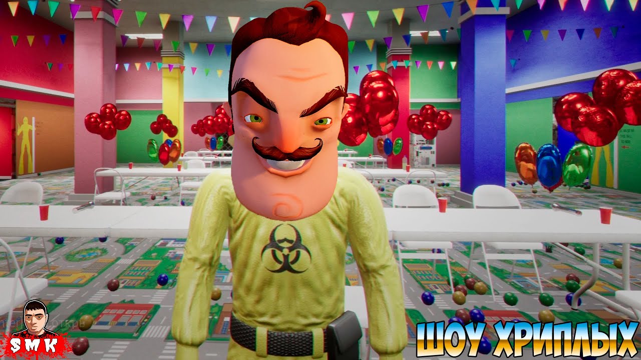 ПРИВЕТ СОСЕД УСТРОИЛ ПРАЗДНИК В ЗАКУЛИСЬЕ!ИГРА ESCAPE THE BACKROOMS ПРОХОЖДЕНИЕ!ШОУ ХРИПЛЫХ!