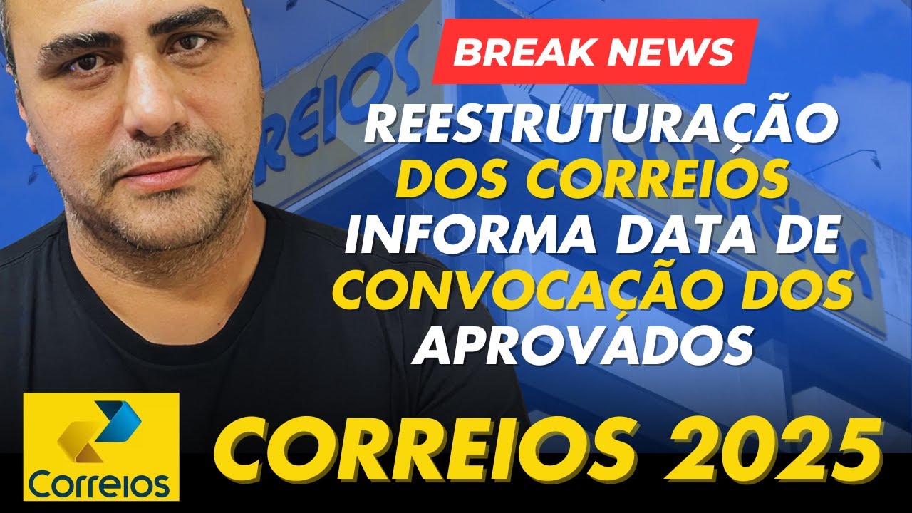 Correios informam data de contrata&ccedil;&atilde;o dos aprovados no concurso