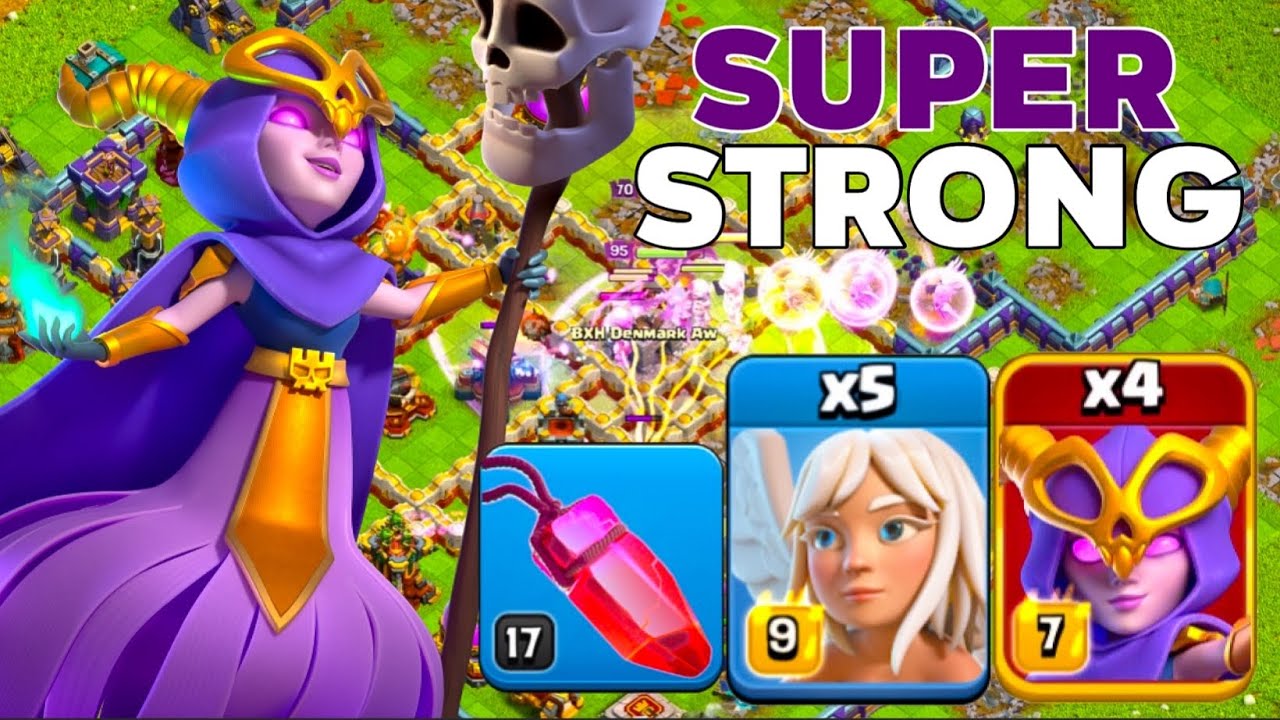 Unleash the Power: TH16 Super Witches Dominate Legend League Attacks! Clash of Clans