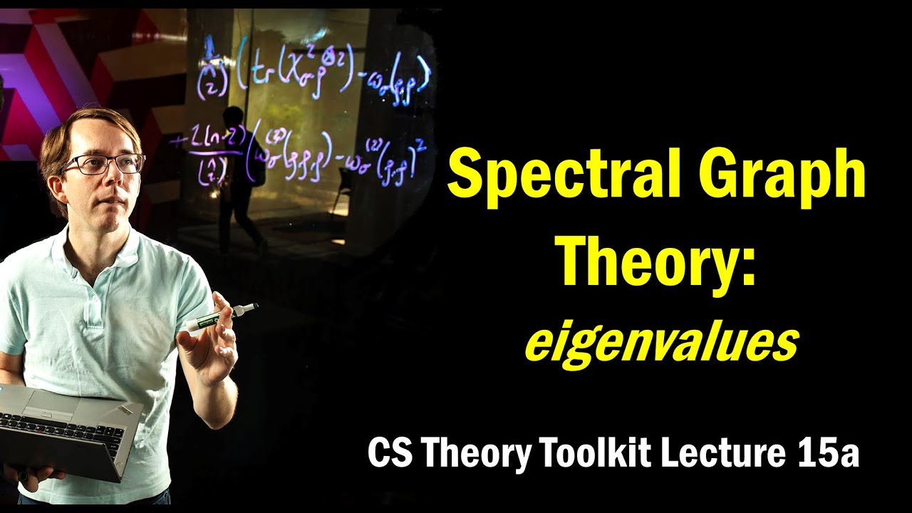 Spectral Graph Theory: eigenvalues || @ CMU || Lecture 15a of CS Theory Toolkit