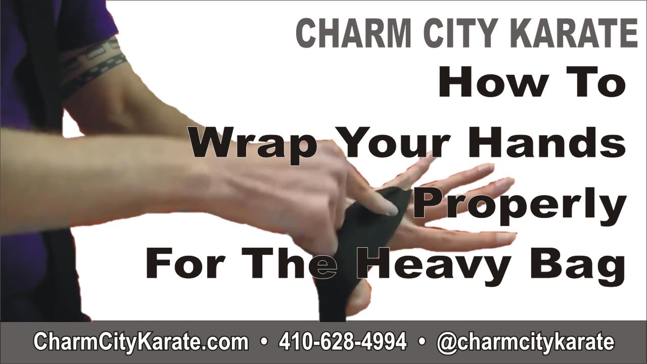 How To Wrap Your Hands Properly For The Heavy Bag