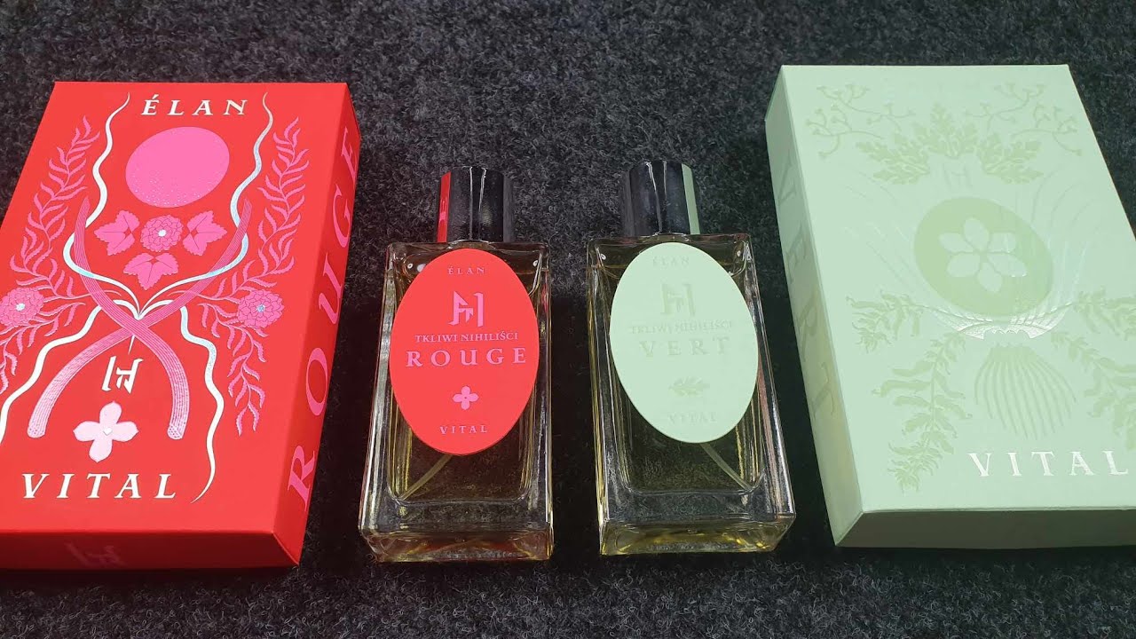 Tkliwi Nihiliści: Unboxing dwóch najnowszych flakonów: VERT, ROUGE. Polskie Perfumy niszowe