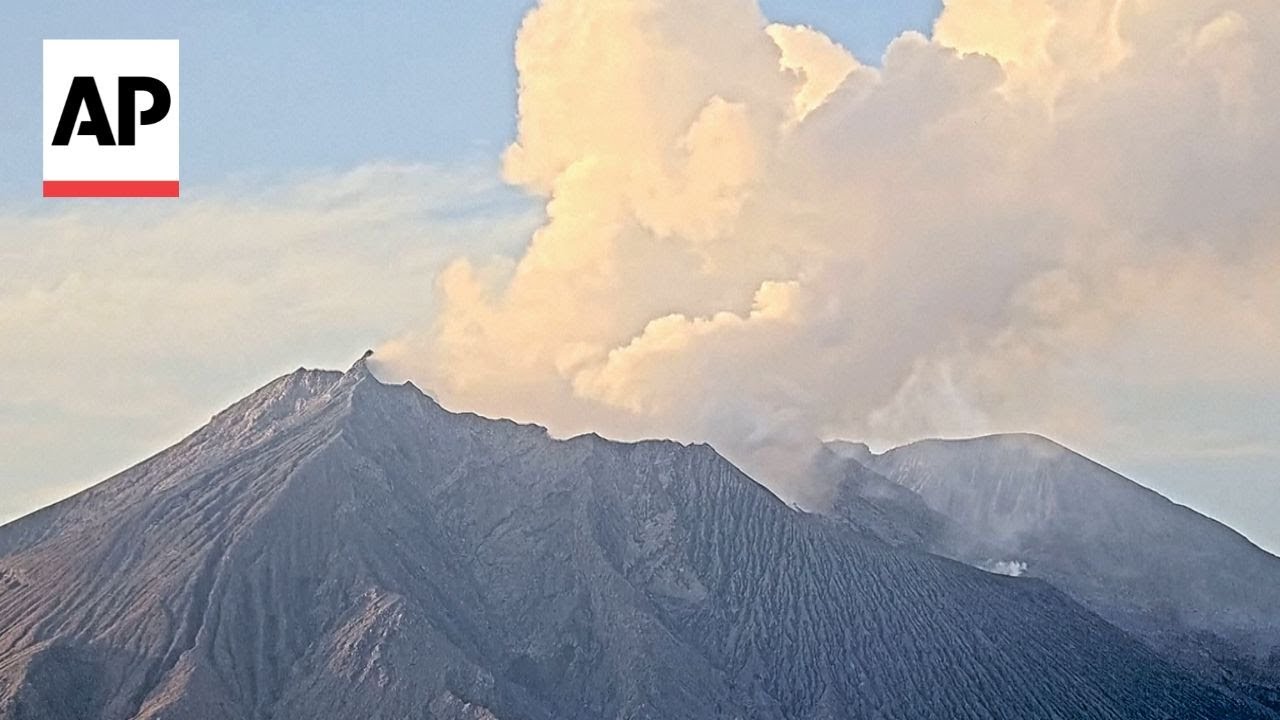 Locals on alert as Sakurajima volcano in Japan spews ash and smoke