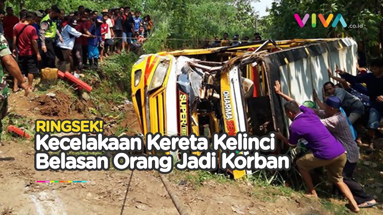 TRAGIS! Kecelakaan Maut Kereta Kelinci di Boyolali