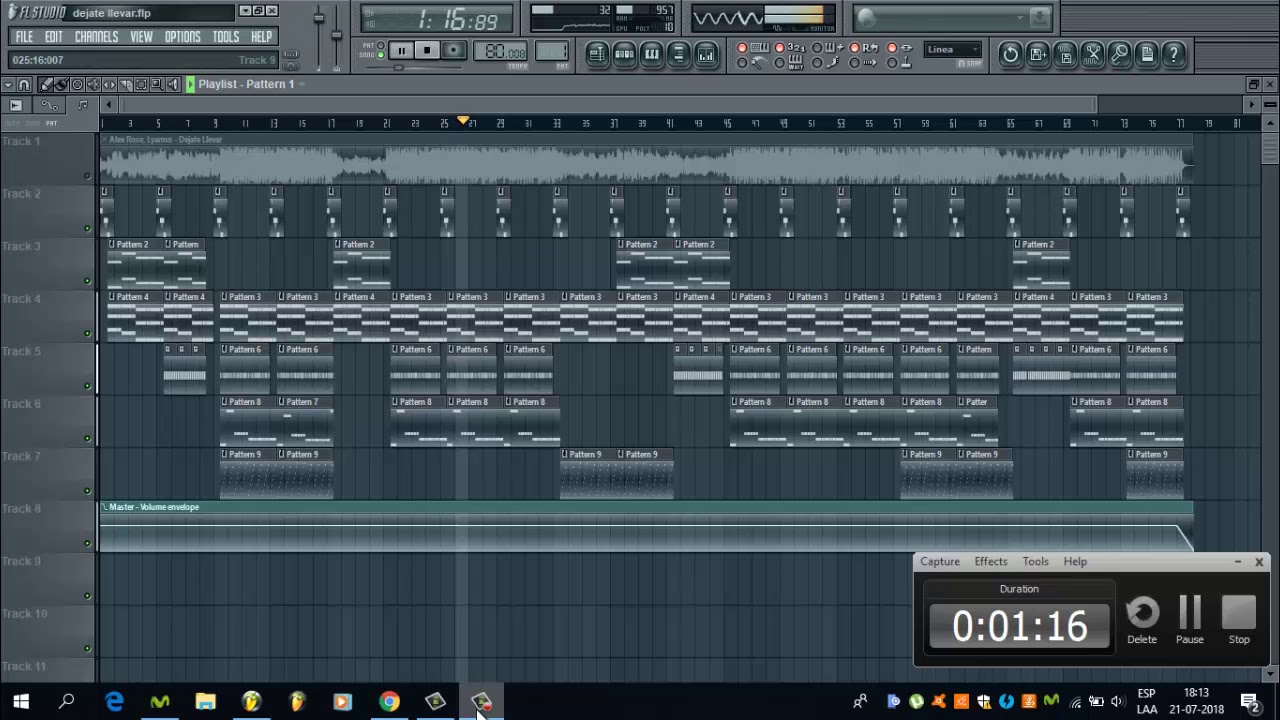 FLP Dejate Llevar - Alex Rose Ft Lyanno (Remake JaimeBeatz)