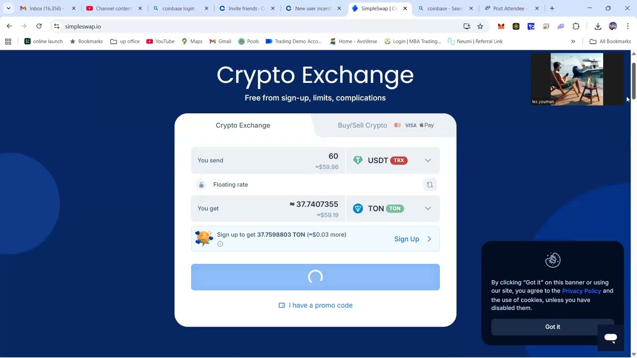 Convert your crypto with simpleswap.io