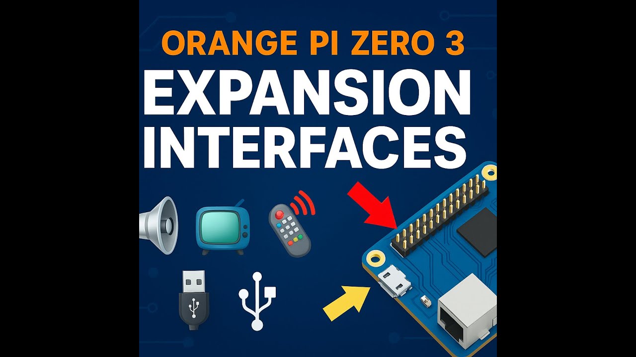 📺 Полный обзор интерфейсов расширения Orange Pi Zero 3 🧡🍊Что за пины на OPi Zero 3 и зачем они?