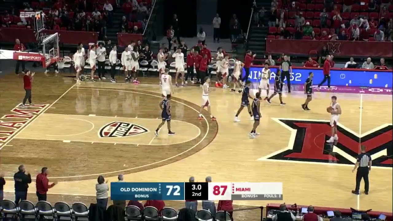 Highlights: Miami Men's Basketball vs Old Dominion
