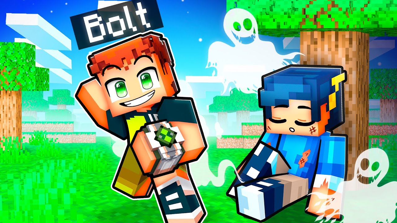 RENASCI como BEN 10 no Minecraft!