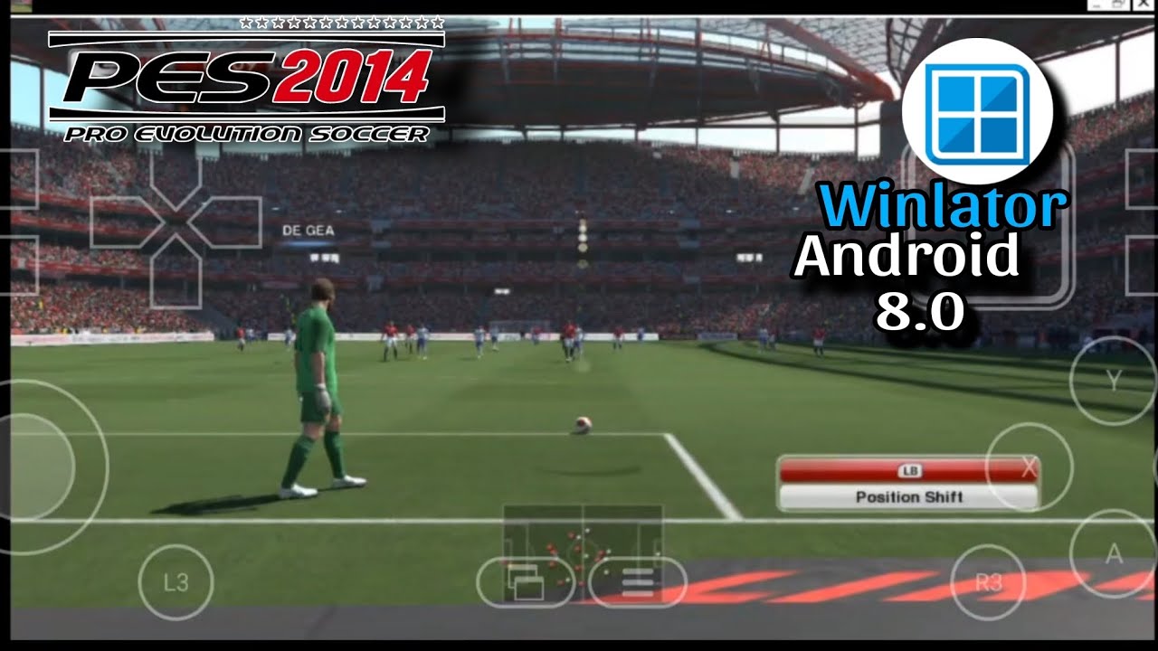 PES 14 | Winlator 8.0 Android | Gamplay + Settings