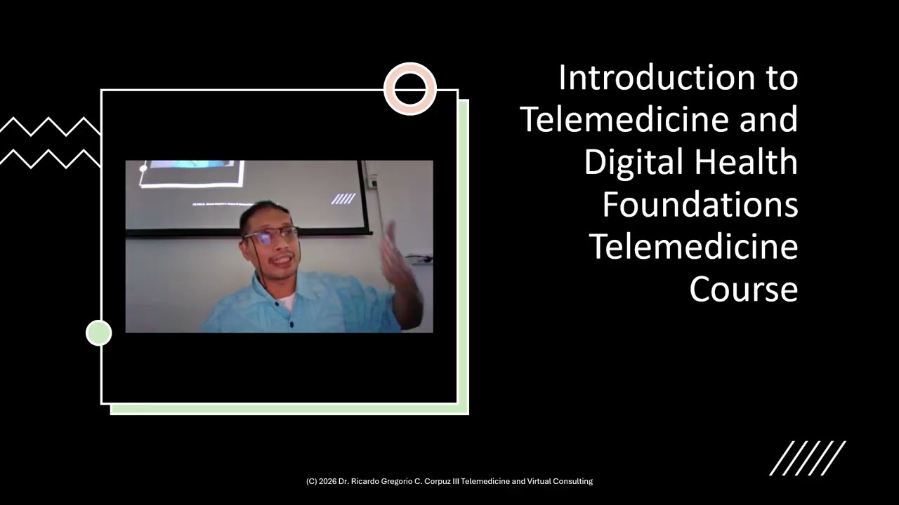 Introduction to Telemedicine and Digital Health FoundationsTelemedicine Course