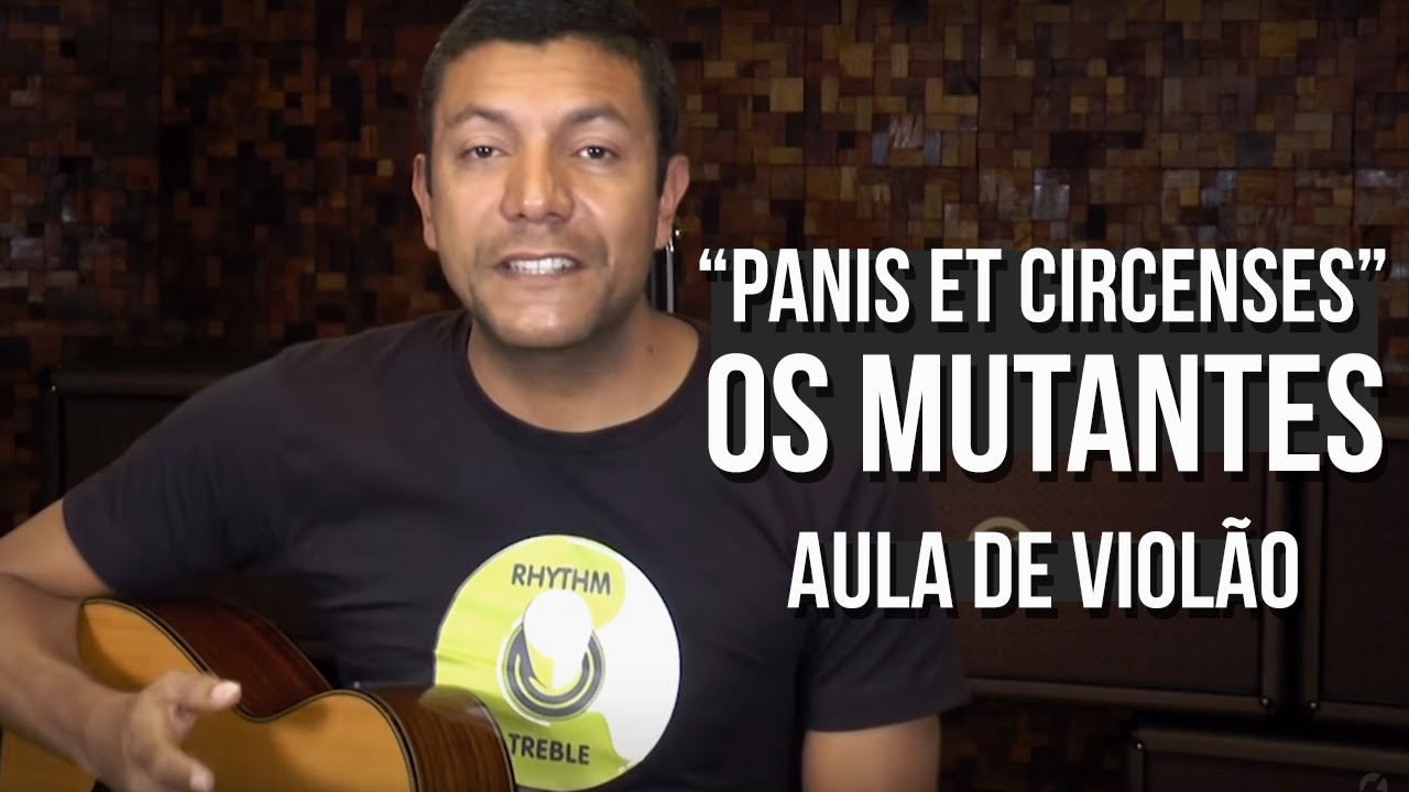 Os Mutantes - Panis Et Circenses (como tocar - aula de violão)