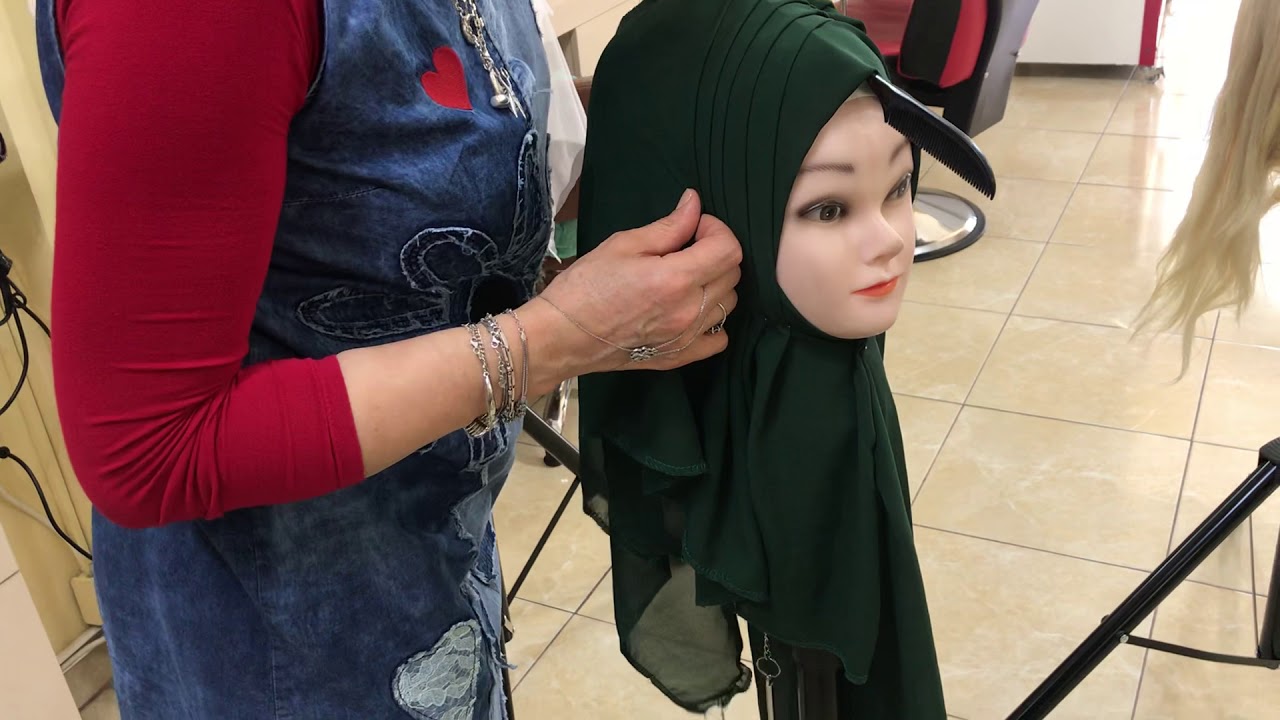 Türban alt topuz yapımı ( Kolay Türban Modelleri)