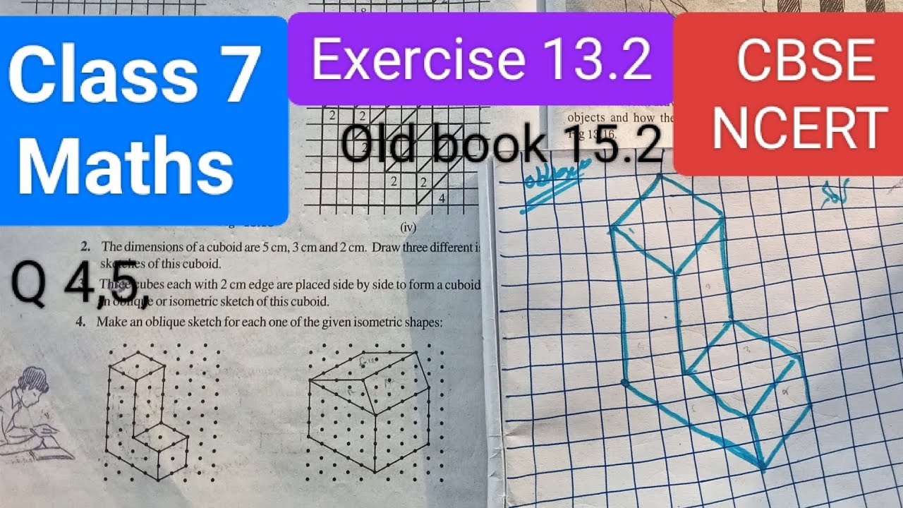 Class 7 Maths Chapter 13 Exercise 13.2। Visualising Solid Shapes Class 7 Exercise 13.2। #class7maths