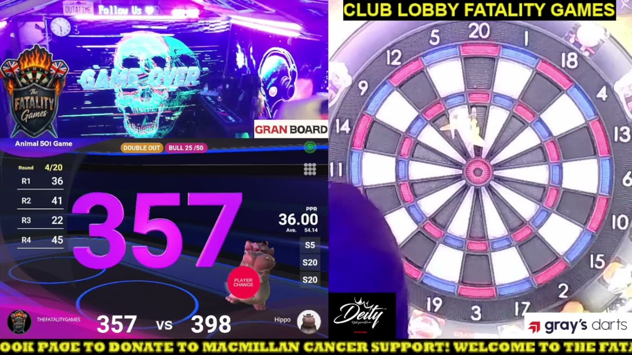 Granboard Darts offline Mode The Fatality GAMES Vs The Animals 
