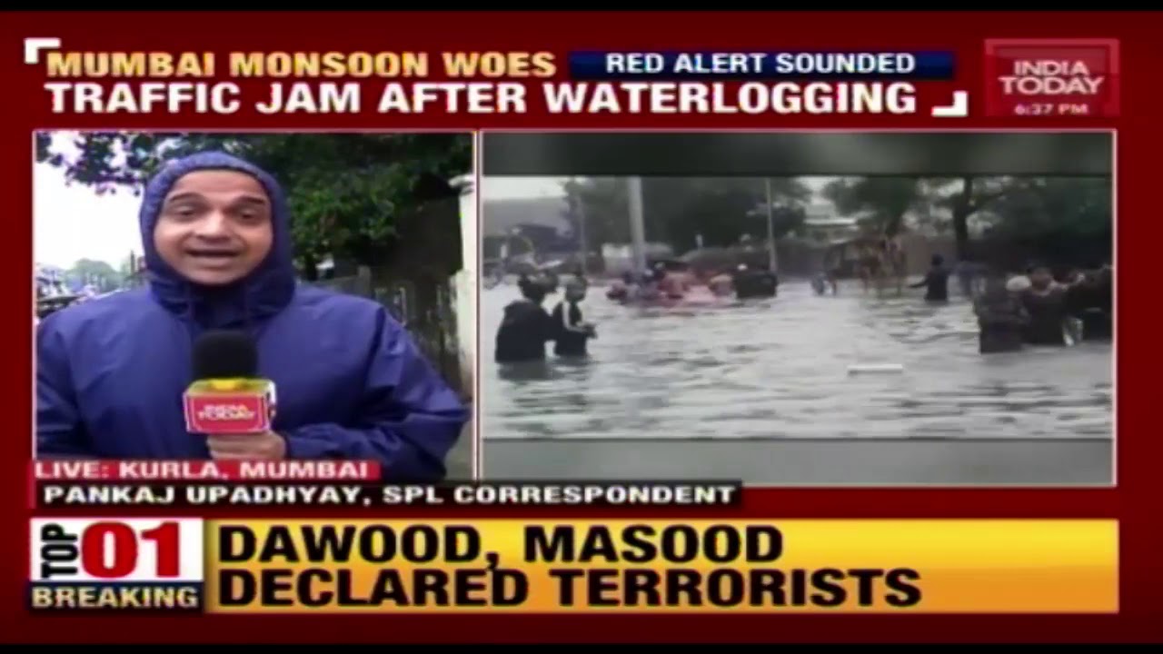 Daily Life Affected In Mumbai After Heavy Rains Cause Waterlogging