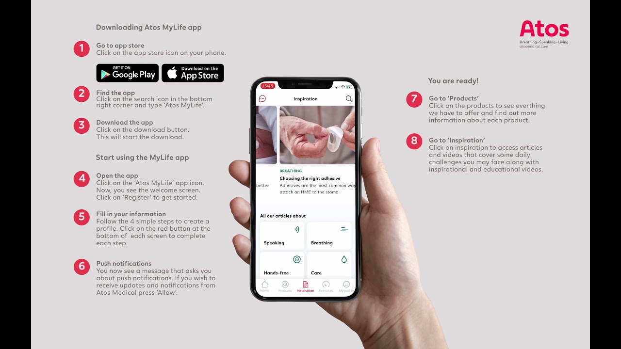 Atos MyLife app How to Guide