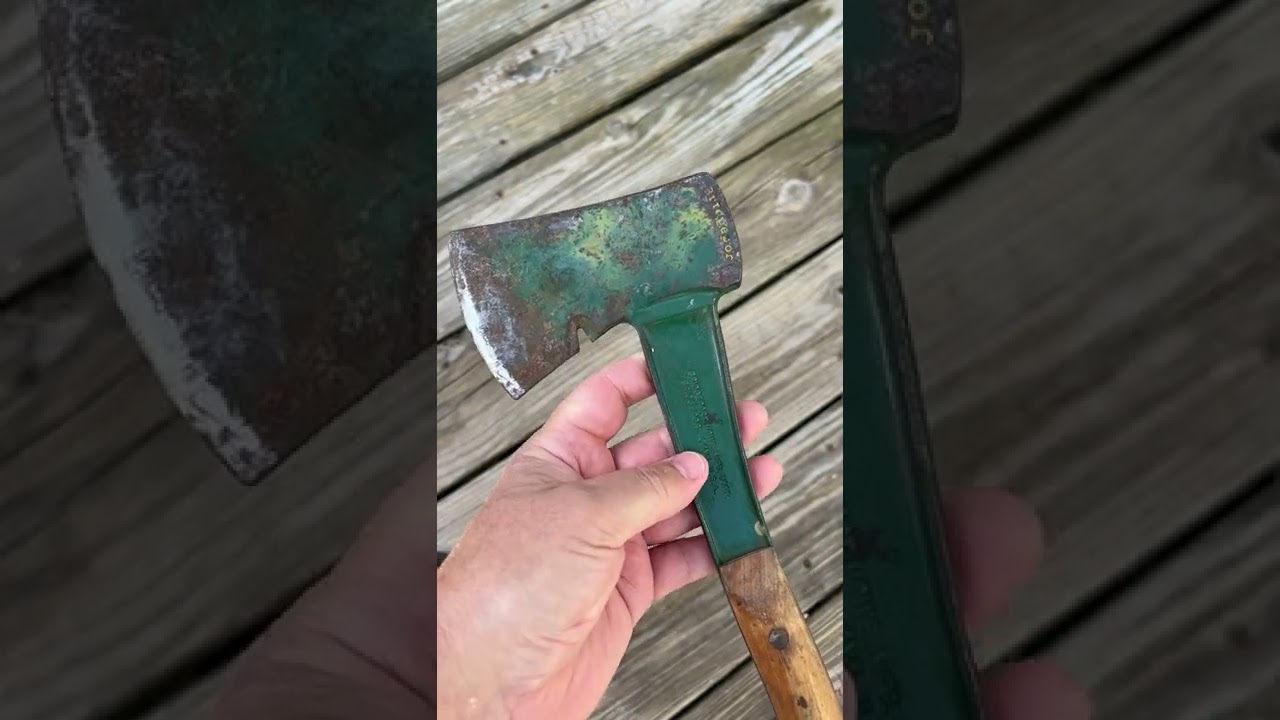 Green Bridgeport Hatchet , Age? Girl Scout Hatchet? #shorts