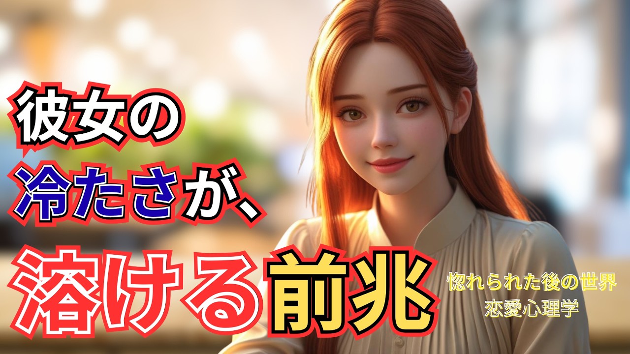彼女の「心の整理」がついた時の意外なサイン【恋愛心理学】惚れられた後の世界｜女心・両想い