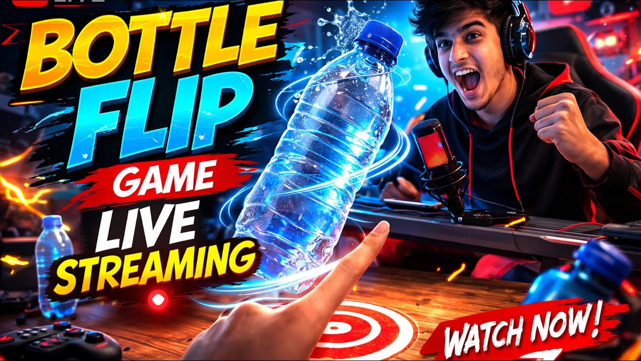 Crazy Flip Bottle Ball Live