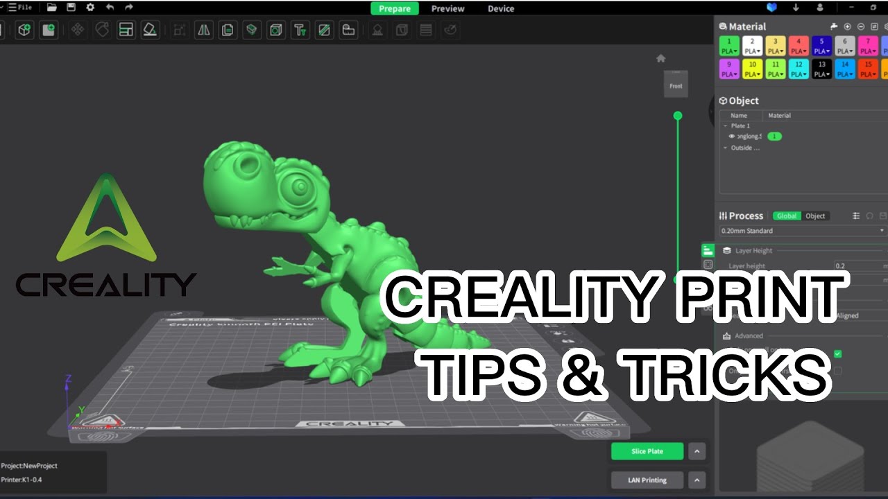 SETTAGGI UTILI E PARTICOLARI DI CREALITY PRINT 3^ PARTE #catpaw #creality #k2plus #fusion360