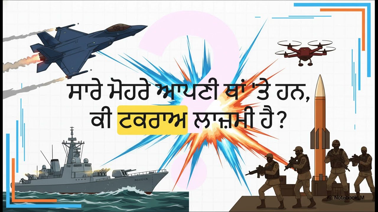 ਅਮਰੀਕਾ ਇਰਾਨ ਤਣਾਅ: ਜੰਗ ਦੀ ਤਿਆਰੀ ਅਤੇ ਰਣਨੀਤਕ ਘੇਰਾਬੰਦੀ..