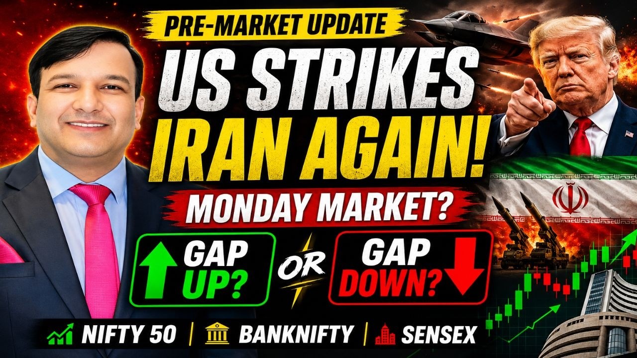 GAP UP/ GAP DOWN PRE-MARKET UPDATE TODAY NIFTY SENSEX MIDCAP FINNIFTY BANKNIFTY FII DATA MON 29 JUN