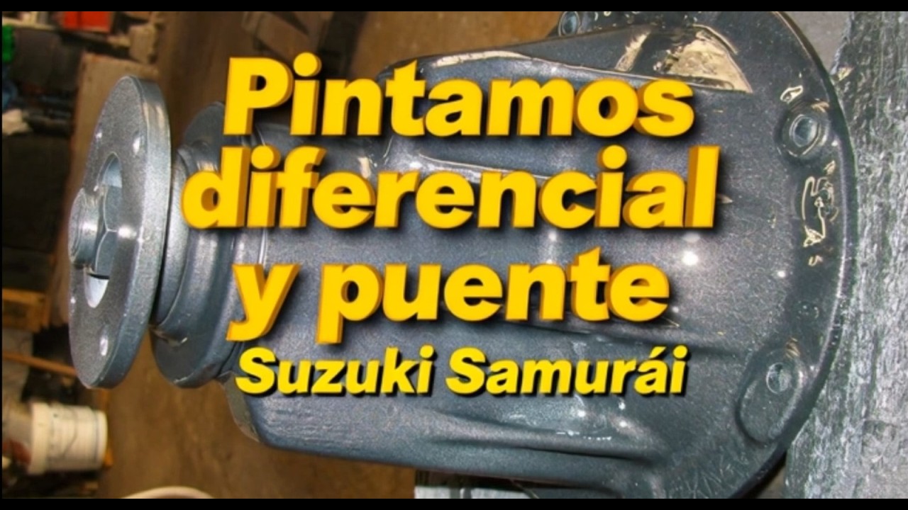 Pintamos puente y diferencial
