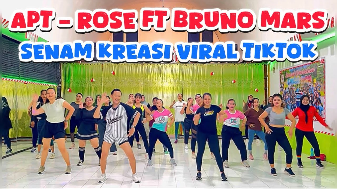 APT - ROSE FT BRUNO MARS | SENAM KREASI VIRAL TIKTOK 2024 | ZUMBA  FITNESS | DANCE KREASI INDONESIA