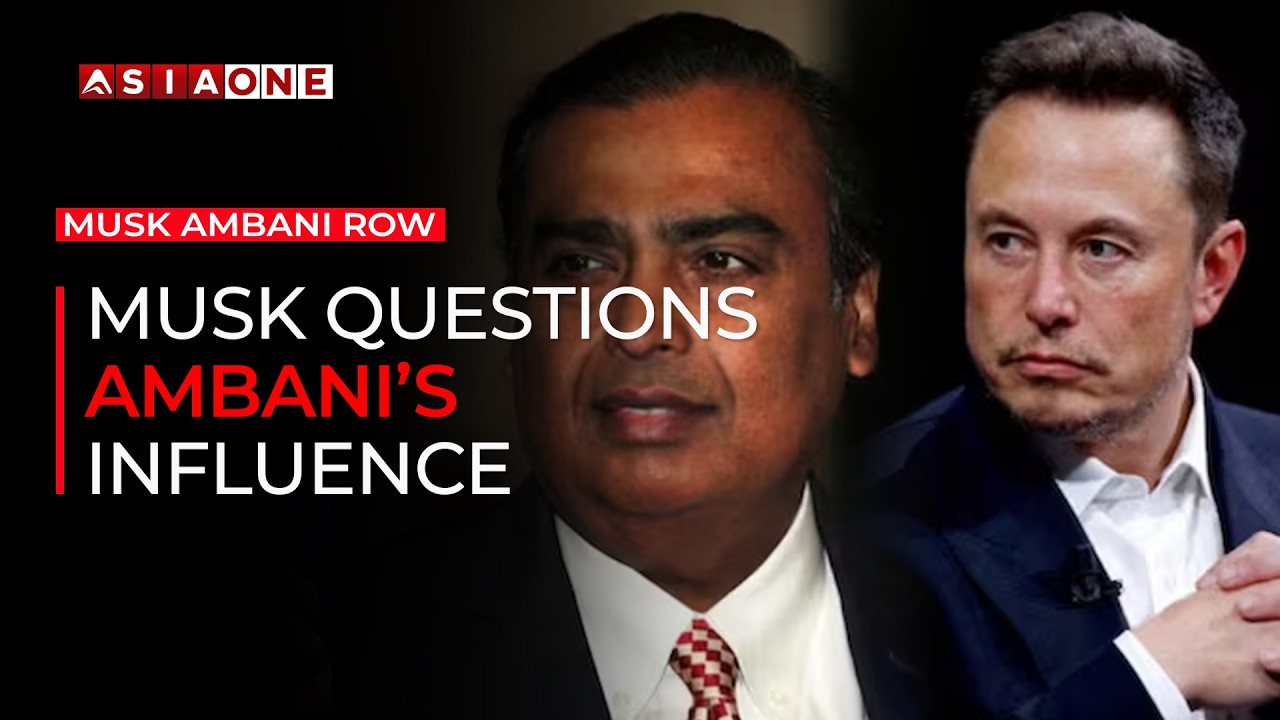 Elon Musk Questions Mukesh Ambani&rsquo;s Influence as Starlink Awaits India Approval | Asia One News