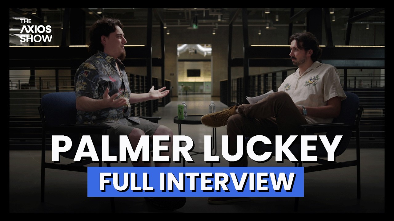 Palmer Luckey talks AI, war and Anduril on The Axios Show | Full Interview