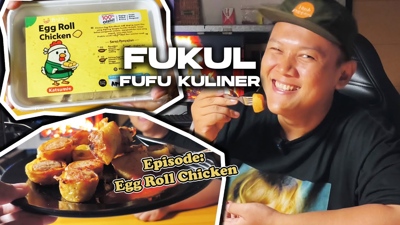 EGG ROLL FROZEN MIRIP HOKBEN?! Review Chicken Egg Roll by Katsumie ! (Ayah Bunda Wajib Coba)