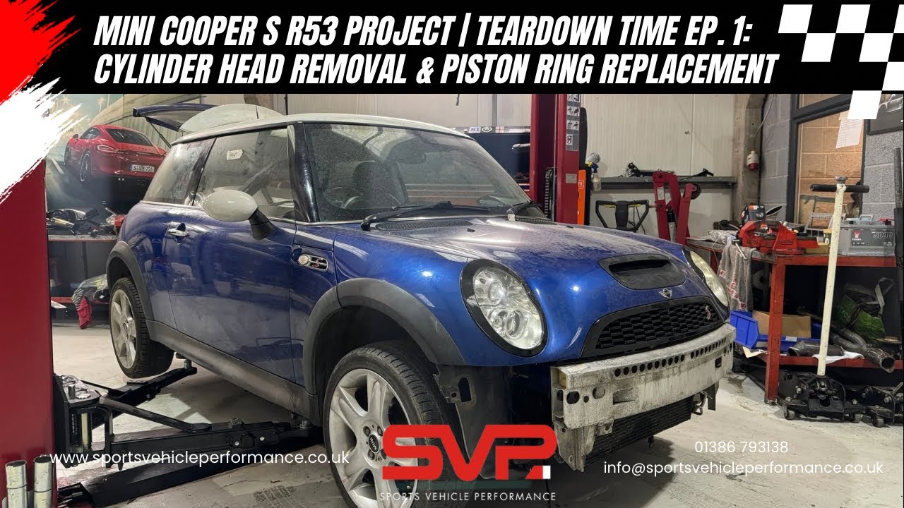 Проект MINI Cooper S R53 | Разборка, эпизод 1: Снятие головки блока цилиндров и замена поршневых ...