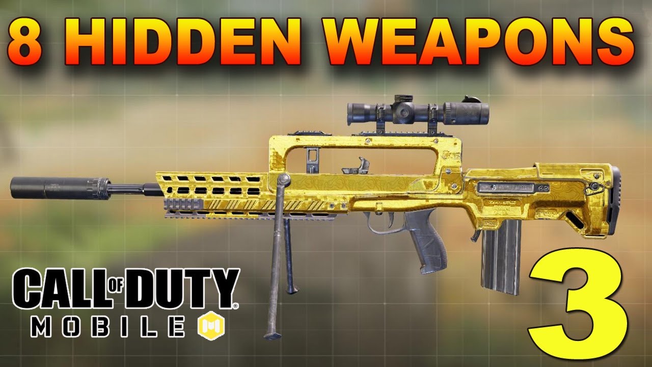 8 Secret hidden weapons gunsmith build in COD Mobile | Call of Duty Mobile Part 3