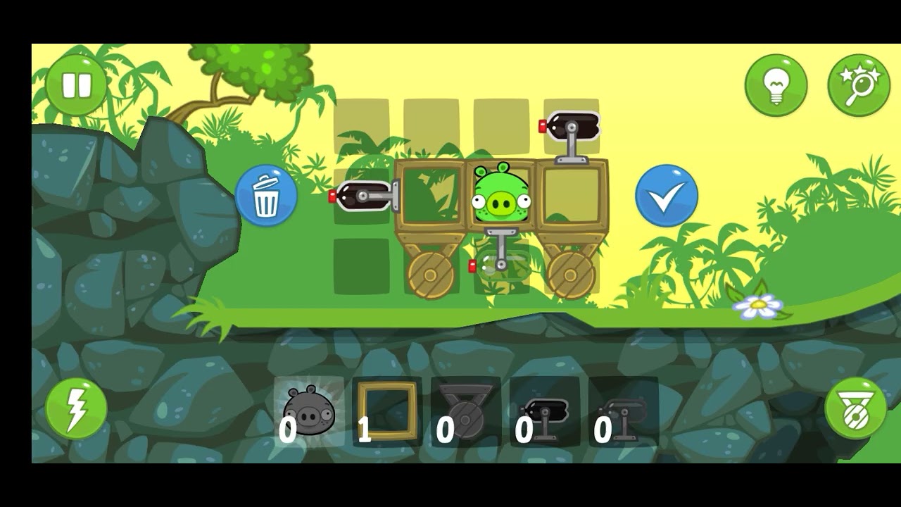 First time playing the bad piggies 500 | {Likes and Subscribe ♥️♥️} comments for next video 
