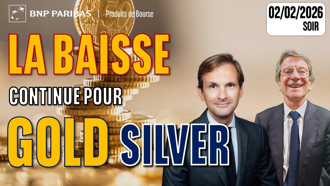 La baisse continue pour GOLD et SILVER - 100 % Marchés - 02/02/2026 - S