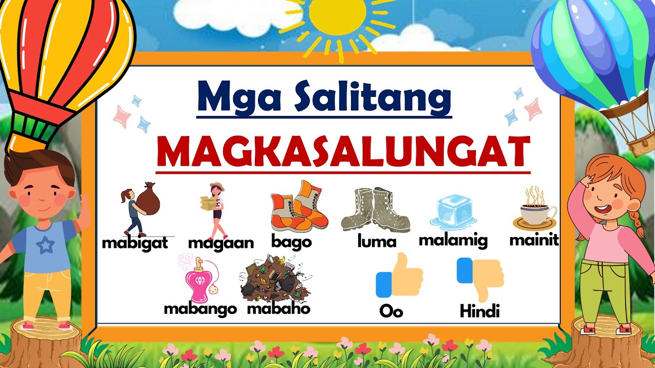 MGA SALITANG MAGKASALUNGAT
