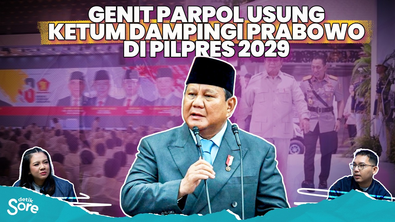 🔴 [LIVE] - detikSore: : Saat Kursi Wapres Jadi Ujian Soliditas Koalisi di 2029