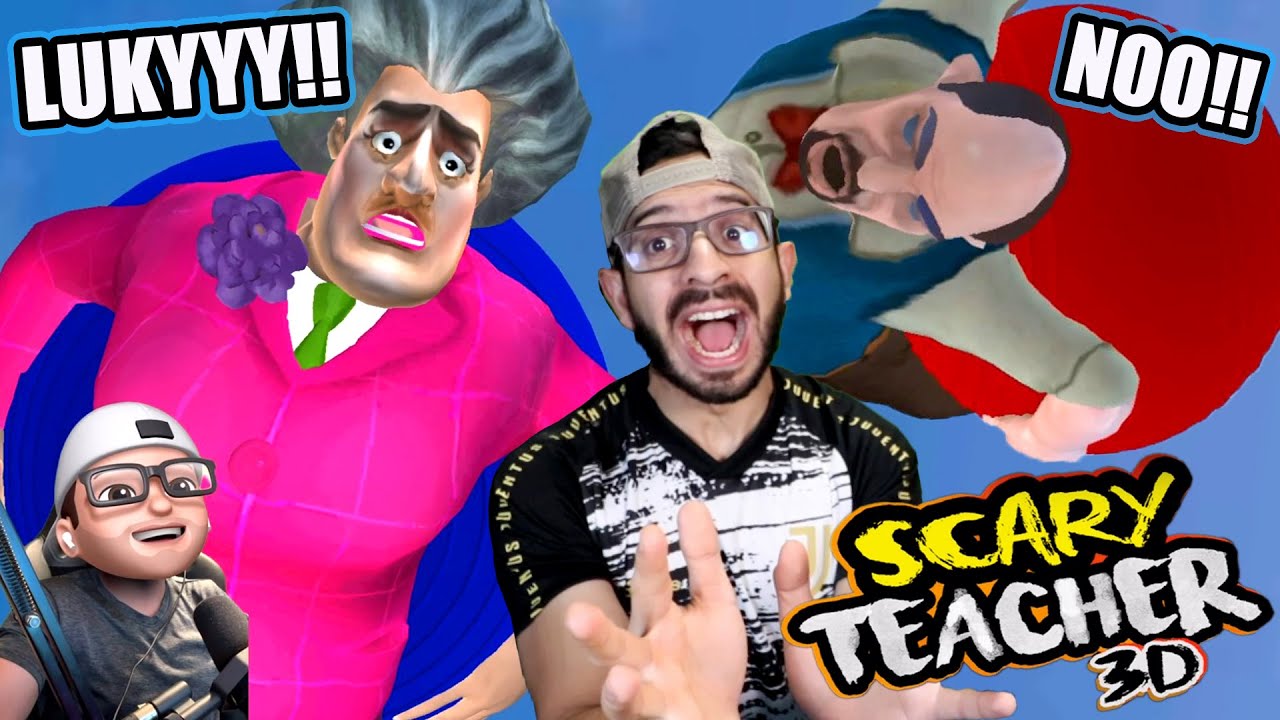 LA MAESTRA LOCA SALE VOLANDO POR LA VENTANA | Scary Teacher 3D Capitulo 13 | Juegos Luky