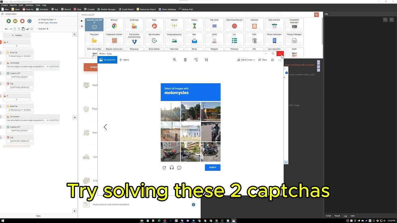 Using AI to Solve Captchas in Browser Automation Studio