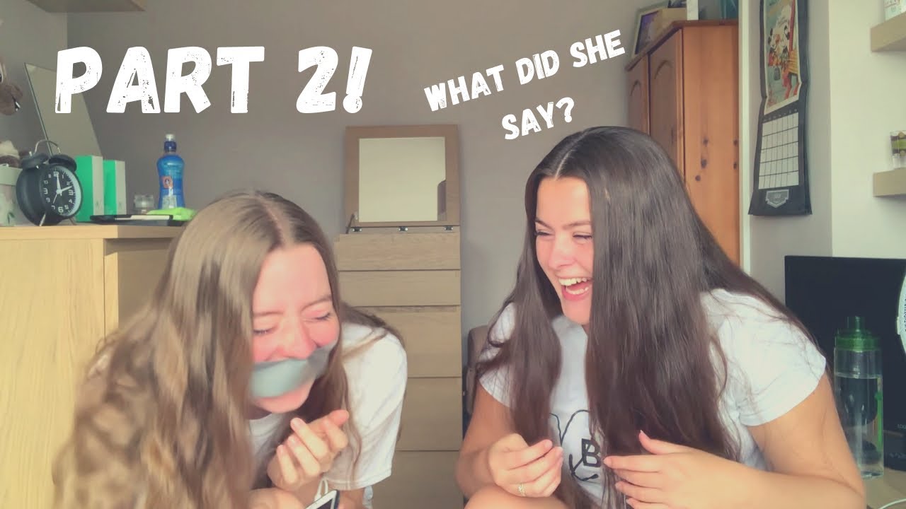 PART 2! WHAT DID WE SAY CHALLENGE | SISTER vs SISTER