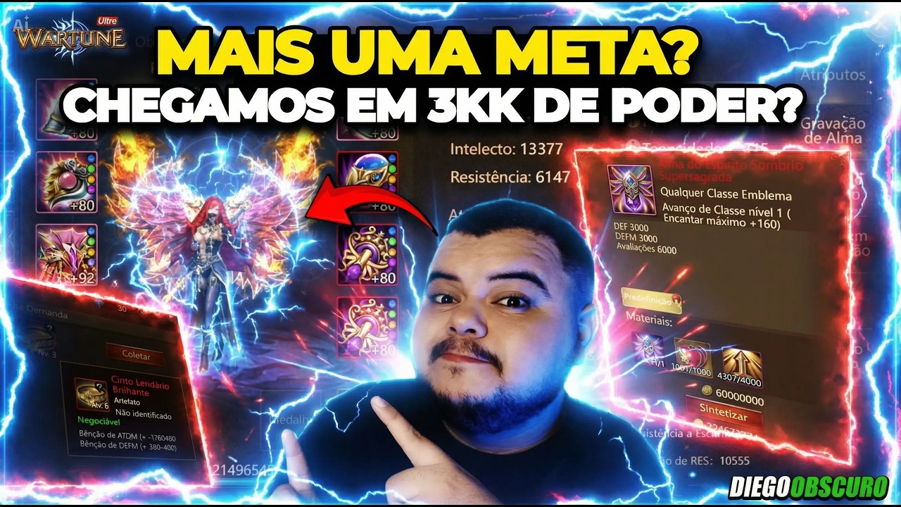 FINALMENTE 3KK DE PODER SERÁ QUE CHEGAMOS?