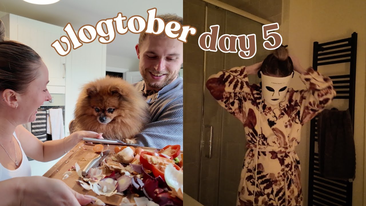 VLOGTOBER ДЕНЬ 5 | больничный день дома!! домашний суп и уютная ванна