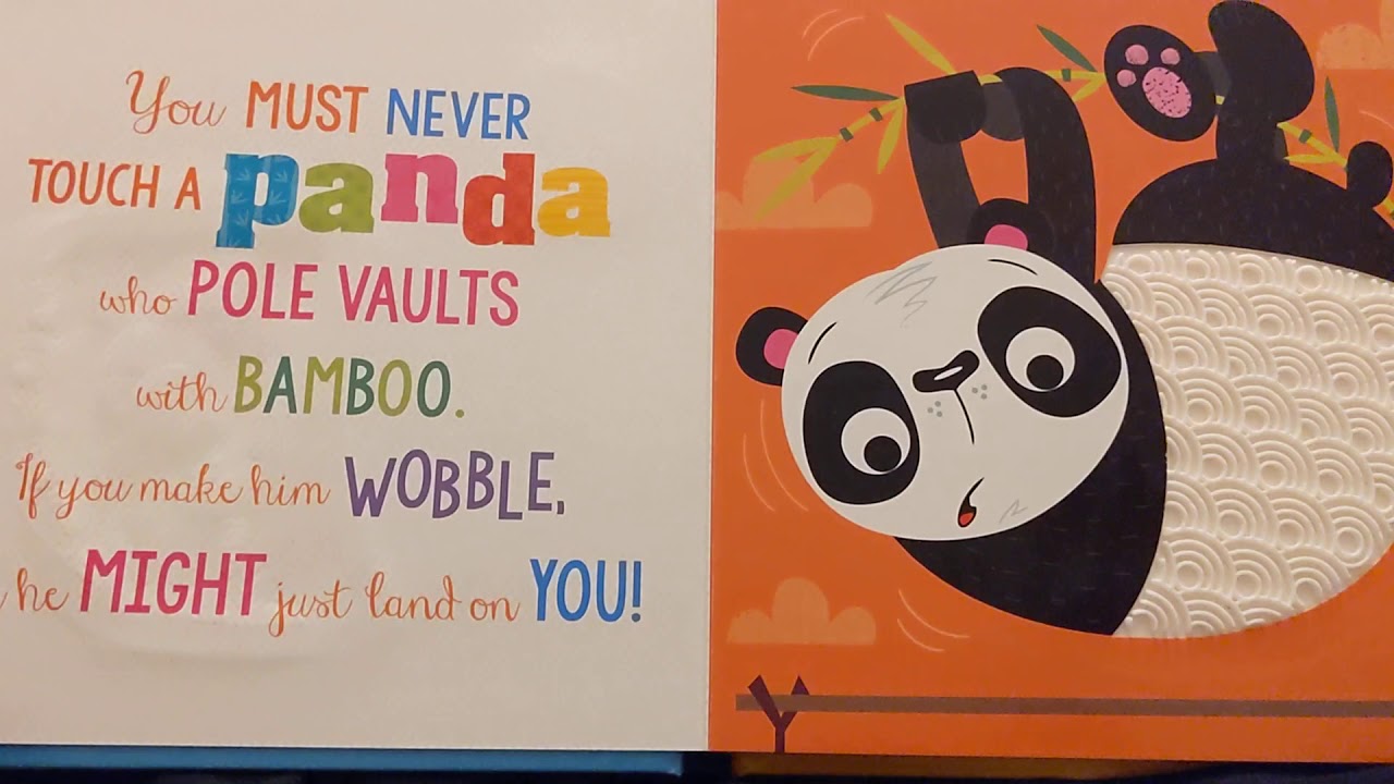Toddler Read Aloud: You Must Never Touch a Panda!