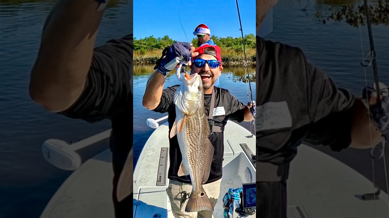Rudolph the Redfish! Christmas fishing 