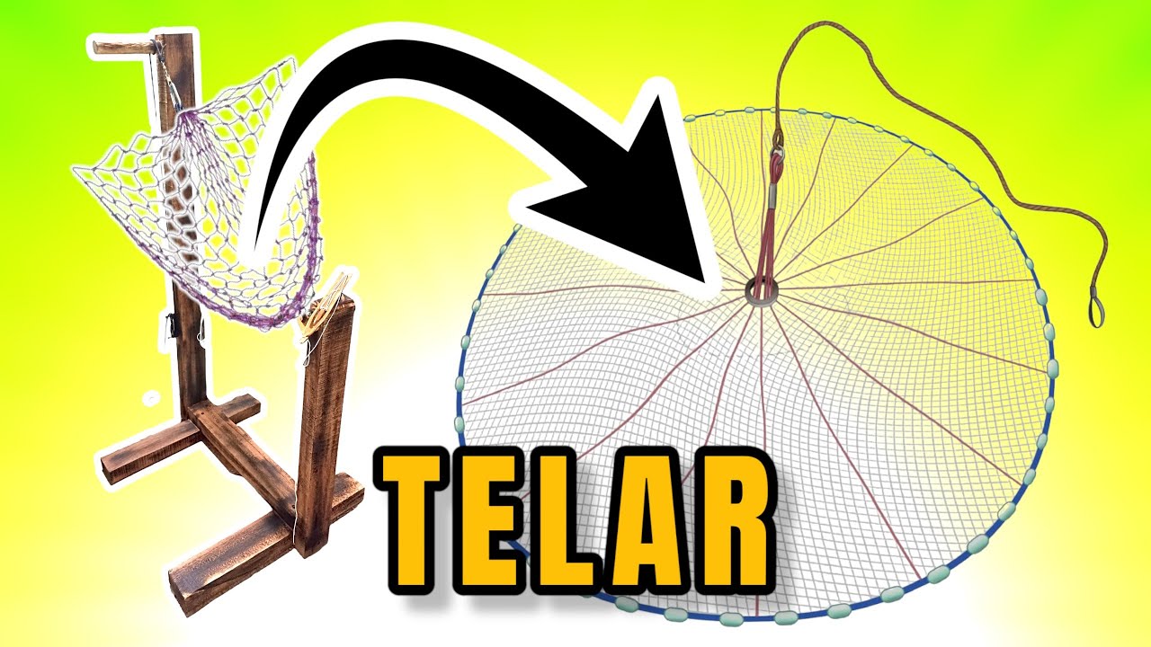 TELAR para tejer ATARRAYA es el mejor invento