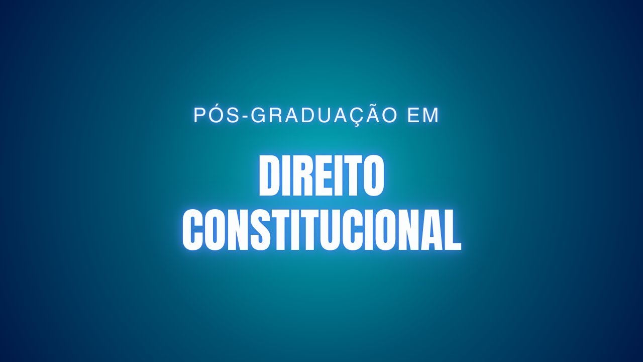 Pós-Graduação em Direito Constitucional | Incostitucionalidade Estatual com Prof. Sylvio Motta
