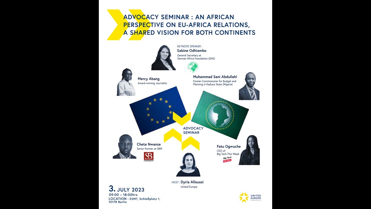 An African Perspective on EU-Africa Relations, a shared vision for both continents