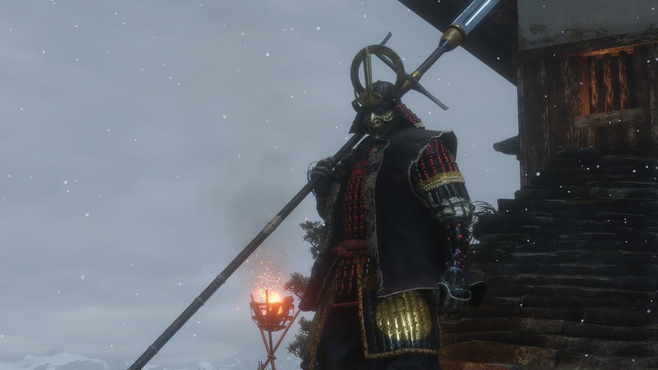 قتل رماح آشينا السبعة Shikibu Toshikatsu Yamauchi في لعبة [Sekiro Shadows Die Twice]