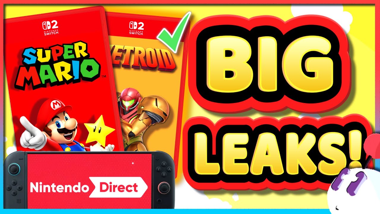 HUGE Nintendo Direct Leaks Have DROPPED! | 3D Mario, Metroid & MORE!